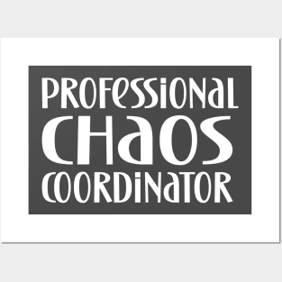 Professional chaos coordinator funny gift Posters and Art